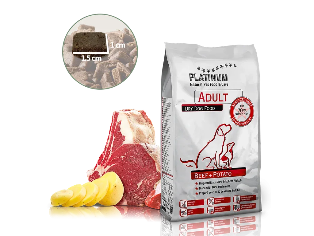 PLATINUM NATURAL BEEF & POTATO - HOVĚZÍ S BRAMBOREM 5 KG | Pejskovice