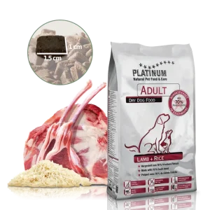 PLATINUM NATURAL LAMB & RICE - JEHNĚČÍ S RÝŽÍ 5 KG | Pejskovice