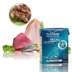 PLATINUM NATURAL MENU FISH & CHICKEN - RYBY & KUŘE - 375 G | Pejskovice