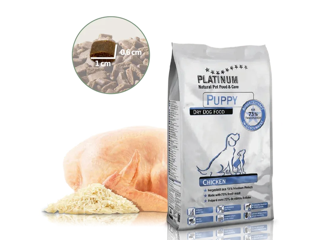 PLATINUM NATURAL PUPPY CHICKEN - KUŘECÍ PRO ŠTĚŇATA 5 KG | Pejskovice