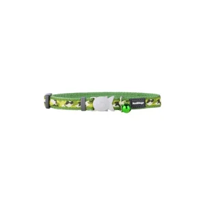 Red Dingo obojek pro kočky – Camouflage Green – 12 mm | Pejskovice