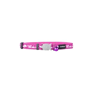 Red Dingo obojek pro kočky – Camouflage Hot Pink – 12 mm | Pejskovice