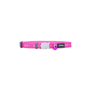 Red Dingo obojek pro kočky – Peace Hot Pink – 12 mm | Pejskovice