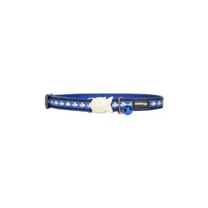 Red Dingo obojek pro kočky reflexní – Fish Navy – 12 mm | Pejskovice