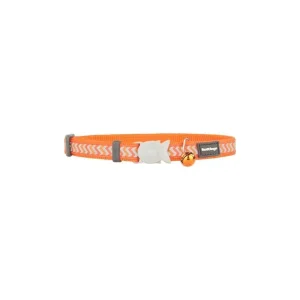 Red Dingo obojek pro kočky reflexní – Ziggy Orange – 12 mm | Pejskovice