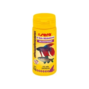 Sera červené komáří larvy FD Rote Mückenlarven (Red Bloodworms) 50 ml NATURE