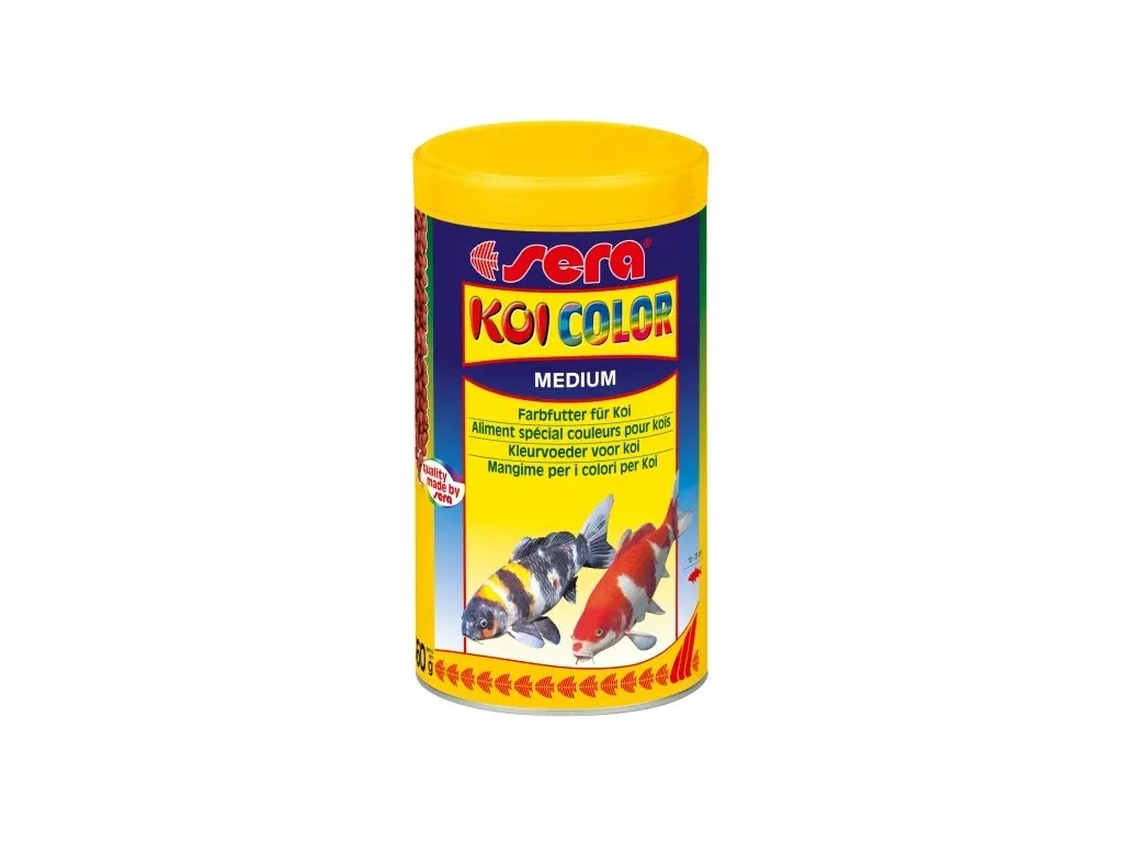 Sera doplňkové krmivo pro Koi – podpora vybarvení ryb Koi Color Medium 1000 ml NATURE