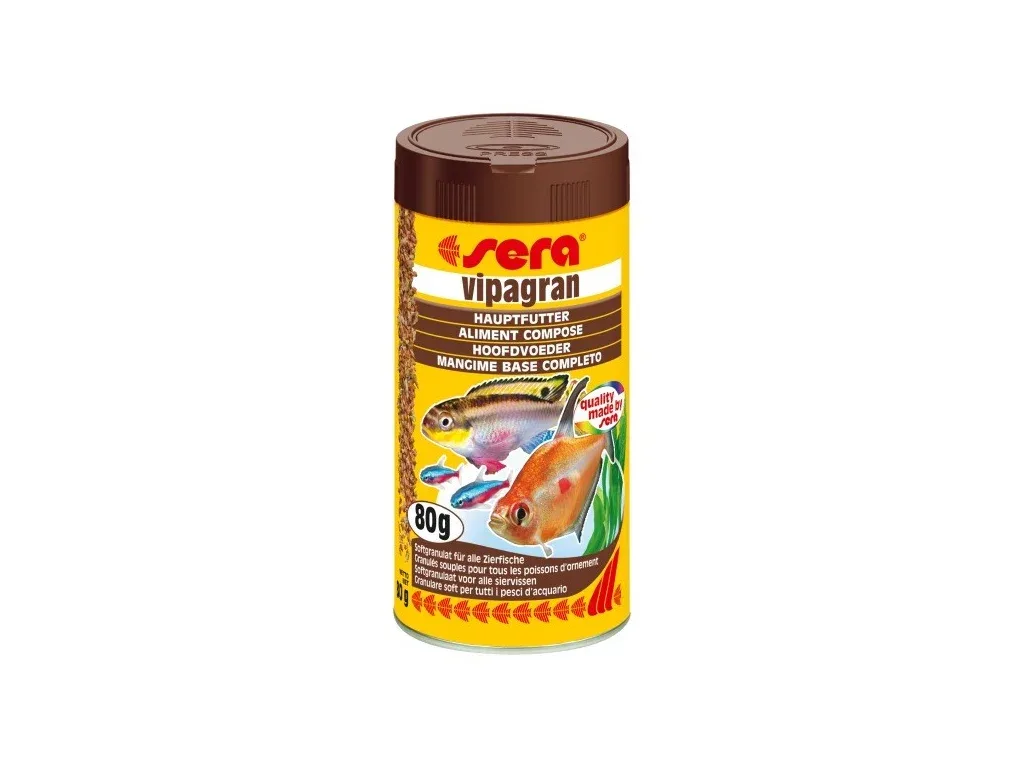 Sera základní krmivo pro okrasné ryby Vipagran 250 ml NATURE