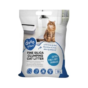 Stelivo Duvoplus silikagel jemný hrudkující 16 l | Pejskovice