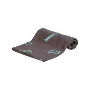 Trixie deka pro psy BEANY modré kostičky 100 x 70cm šedá (100)