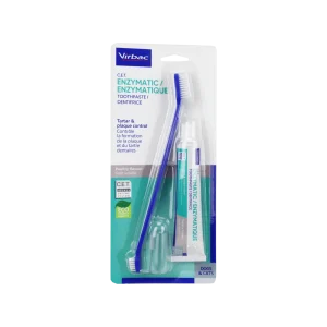 Virbac C.E.T. zubní pasta enzymatická pes drůbeží 70g + kartáčky (70 g)