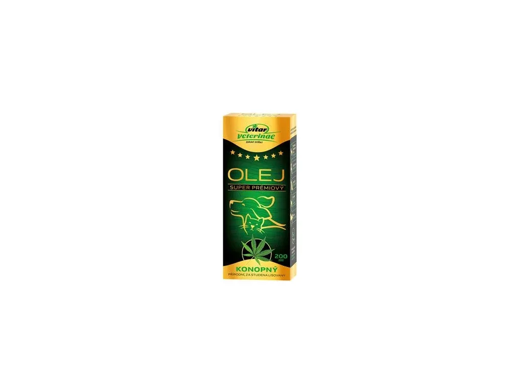 VITAR Veterinae Konopný olej 200ml | Pejskovice