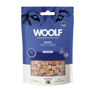 WOOLF Soft Cubes - Duck/kachna (monoprotein) 100g | Pejskovice