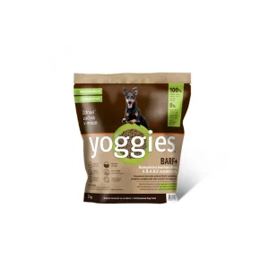 Yoggies BARF+ MINIGRANULE příloha k syrovému masu, granule lisované za studena s probiotiky, 2kg | Pejskovice