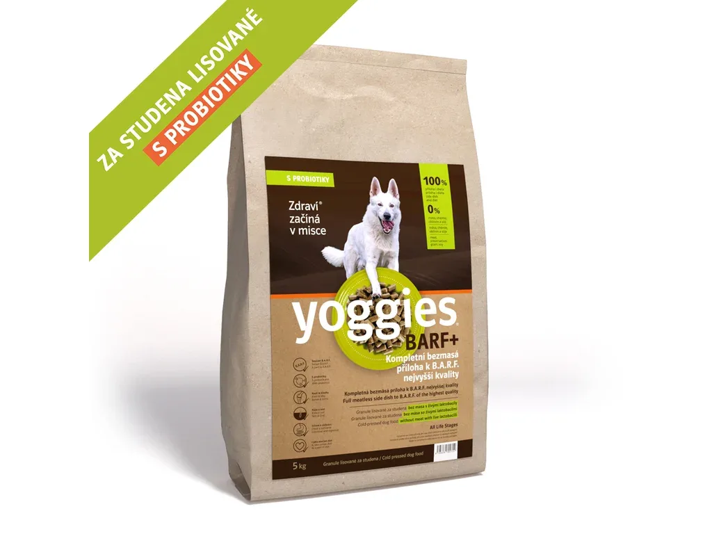 Yoggies granule pro psy lisované za studena BARF+ příloha k syrovému masu 5kg | Pejskovice