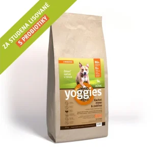 Yoggies granule pro psy lisované za studena s probiotiky, Active kachna a zvěřina 15kg | Pejskovice