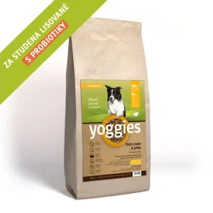 Yoggies granule pro psy lisované za studena s probiotiky s krůtím masem a jáhly 15kg | Pejskovice