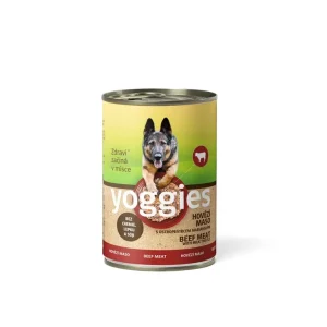 Yoggies hovězí konzerva s ostropestřcem mariánským 400g | Pejskovice