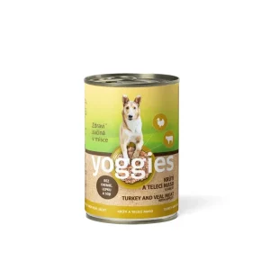Yoggies krůtí a telecí konzerva s jablky 400g | Pejskovice