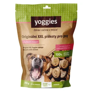 Yoggies NOVÉ XXL piškoty s kuřecím masem 250g | Pejskovice
