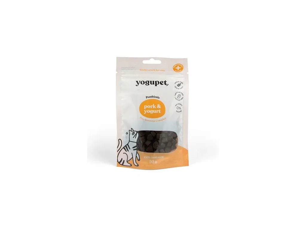 Yogupet Snack pro kočky – s vepřovým masem a jogurtem 50 g | Pejskovice